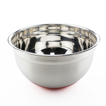 3st Stainless Steel Mixing Bowls med Grater