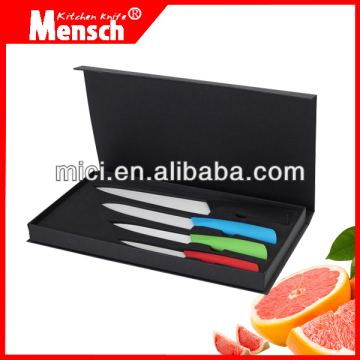 4pcs ceramic knife set with beautiful gift box