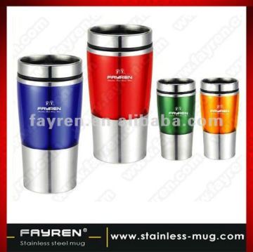 Stainless steel camping mug/stainless steel travel mug