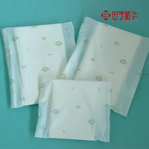 High Quality Disposable Organic Cotton Sanitary Pads Pure Cotton Sanitary Napkins With Anion Chip Sanitary Pad