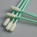 Hög förmåga Round Head Cleanroom Foam Tip Swab