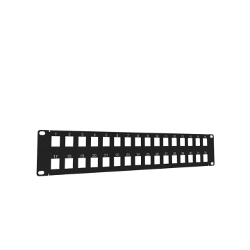 2U 32-Port Blank Keystone Patch Panel