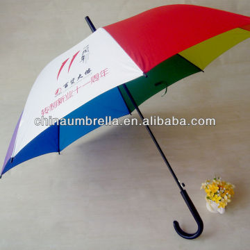 Straight rainbow Advertising umbrella rain umbrella XI-825