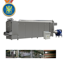 Corn flour puffed corn snacks making extruder machine