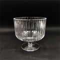 Cheap price ribbed ice cream glass