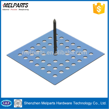 self-stick insulation pin spindle hanger perforated base