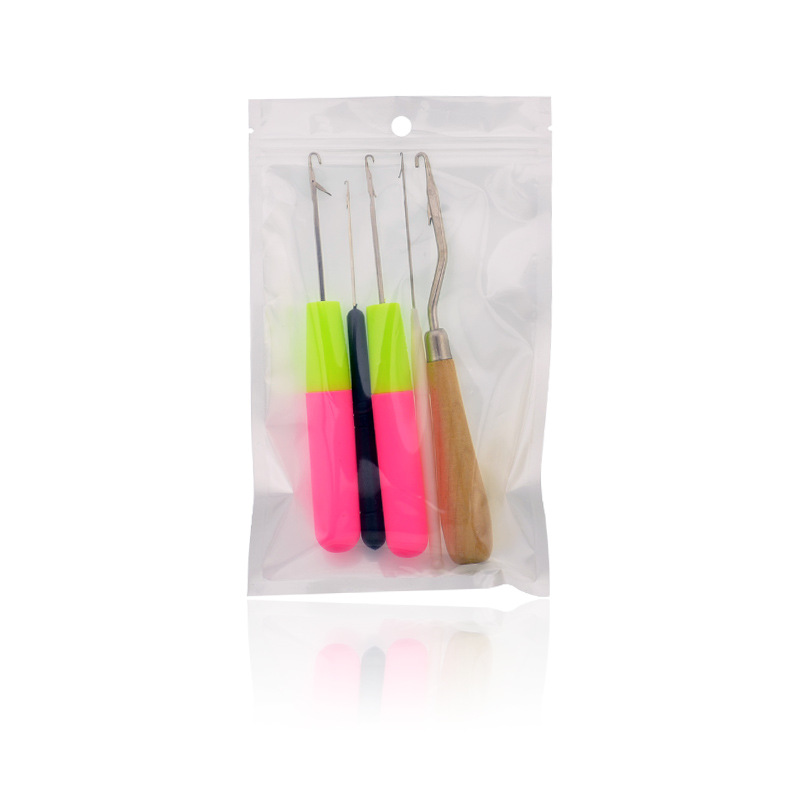 Crochet Needle Small Hook And Big Hook Crochet Needle Set Latch Hook Tool for Crochet Braiding Hair