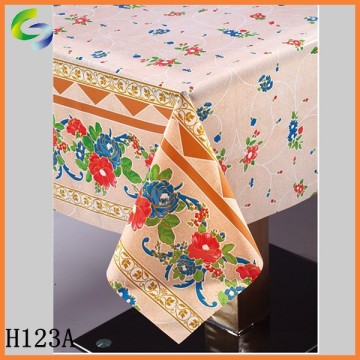 Wholesale cheap clear restaurant vinyl tablecloth