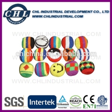 Factory direct wholesale woven hacky sack