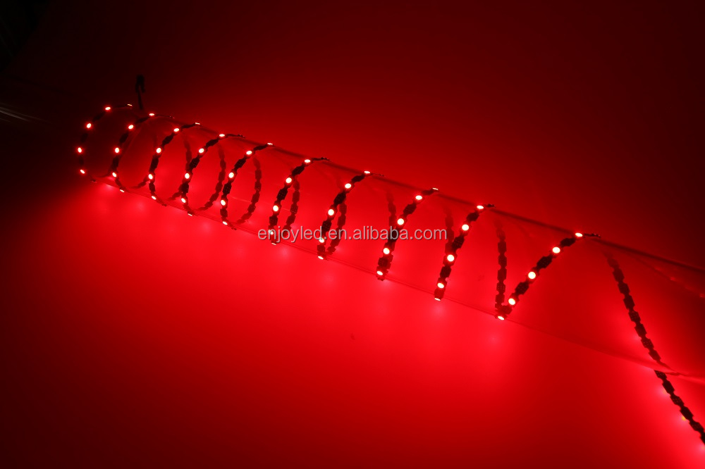 programmable smd 3528 RGB ws2812b SK6812 mini Zigzag 6mm width S form digital LED flexible strips