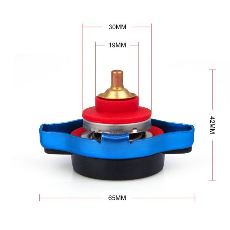Blue Cover Thermostatic Gauge For Car
