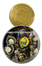 Star cup chocolate cup with biscuit