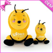 Custom Design OEM Small Size Honeybee With Logo Bee Plush Stuffed Toys