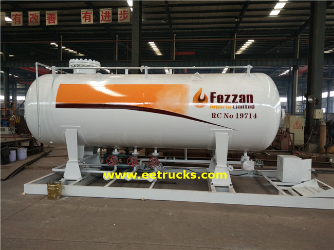 Estaciones de llenado de patines LPG ASME 5000 galones ASME 5000 Gallon LPG Skid Filling Stations