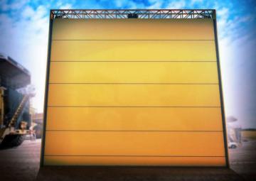 High speed rolling up gate