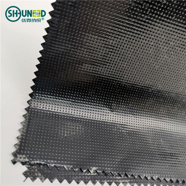 Easy tear off LDPE black embroidery backing film