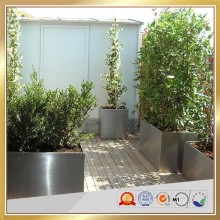 Custom Waterproof Rectangular Stainless Sheet Metal Flower Pot