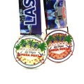 Custom Circular Feature Rotating Marathon Medal