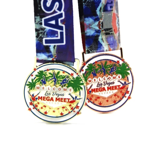 Custom Spinning Revolving Rotating Marathon Running Medal