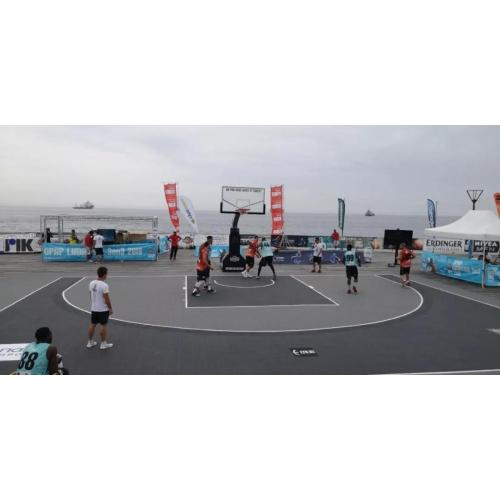 High End Material TPE Outdoor Basketball Sport Flooring