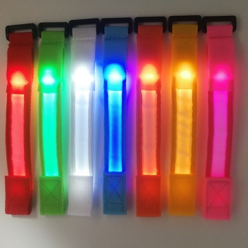 Customized LED Nylon Bracelet for Party Promotions