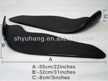 Universal Carbon fiber front splitter Type B Medium (2pcs)