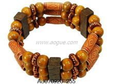 wood beads bangles