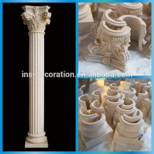 Sculpted cast stone pillar design