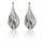 Moda Nuevo Geométrico Simple Temperamento Pliegues de Metal Shell Pendientes de Perlas Eardrop Dangler Hermosa Joyería Regalo Para Las Mujeres