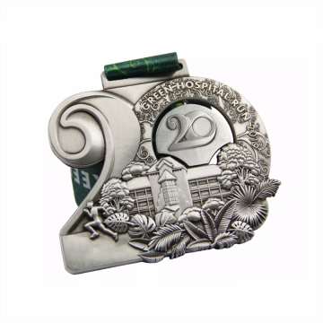 Médaille de forme en métal coulée personnalisée personnalisée