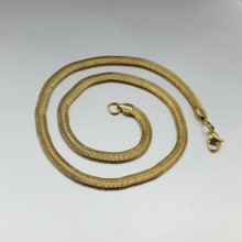 Fashion Stainless Steel Snake Chian Gold Chunky Chian Link Necklace