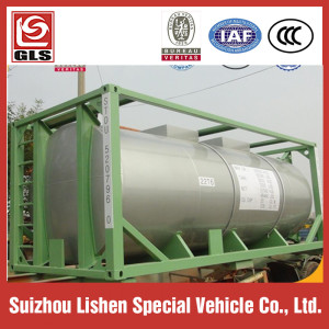 Chemical Liquid Medium Transportation Tank Container 20ft