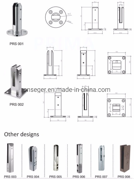 OEM Investment Casting Stainless Steel 304 316 Glass Clamp