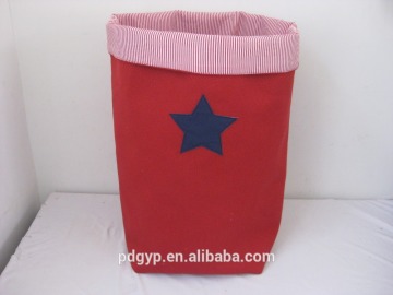 eco-friendly canvas laundry baskets