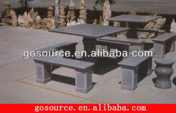 cheap handcarved outdoor stone tables and benches