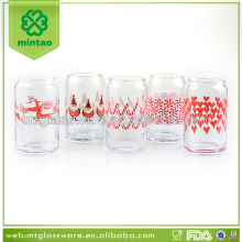 16oz soda can glass cup