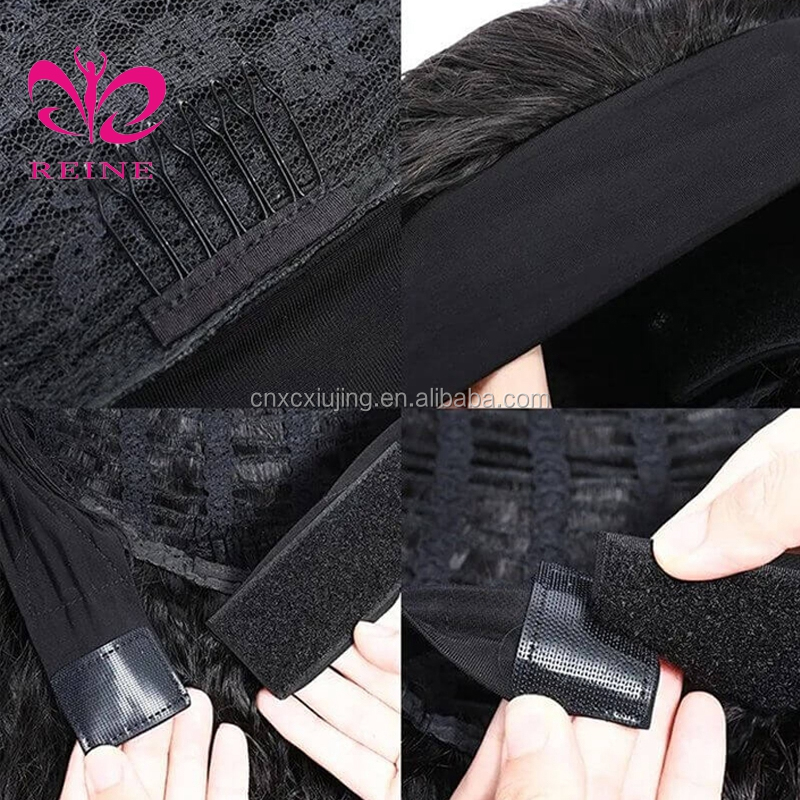 Best cuticle aligned virgin cheap remy natural virgin hair wigs,brazilian wholesale 100% human hair for black women headband wig
