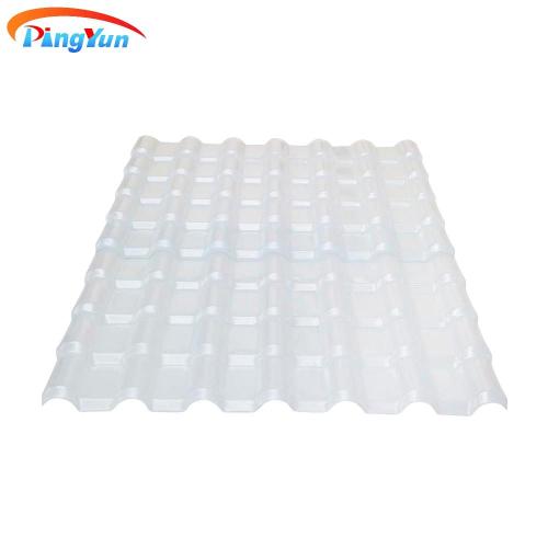 Hoja transparente de PVC Precio del techo de plástico de PVC de techo de PVC corrugado