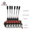 6 bobines p40 manuel directionnel hydraulique valve de commande