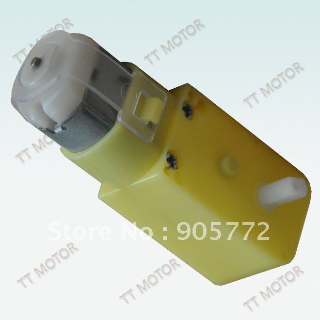 120:1 plastic gearmotor of 90 degree output