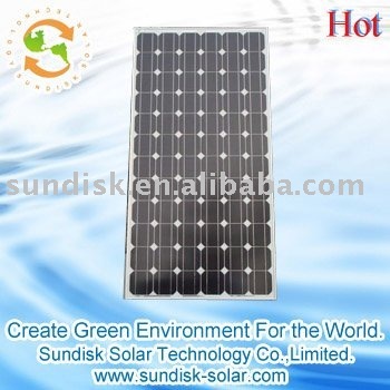 130w solar panel module with monocrystalline silicon