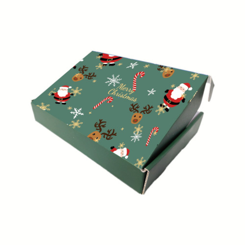 Custom Christmas Corrugated Paper Mailer Shipping Box