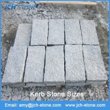 Stone Granite Kerb Stone Sizes