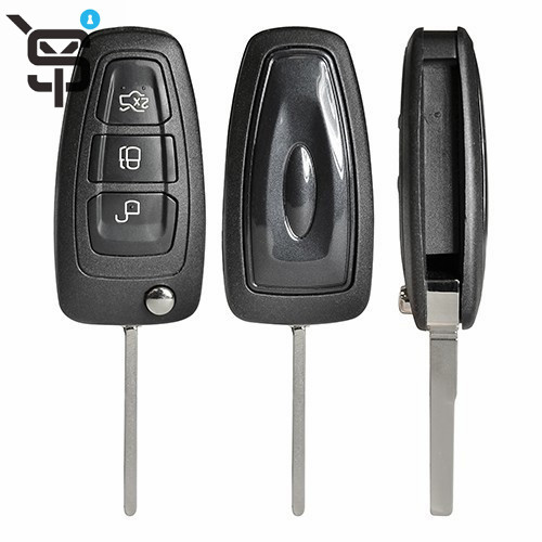 High quality car transponder key shell for Ford car key case car key cover 3 button