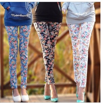 Colorful Pencil Pants Stretch Pants Underpants