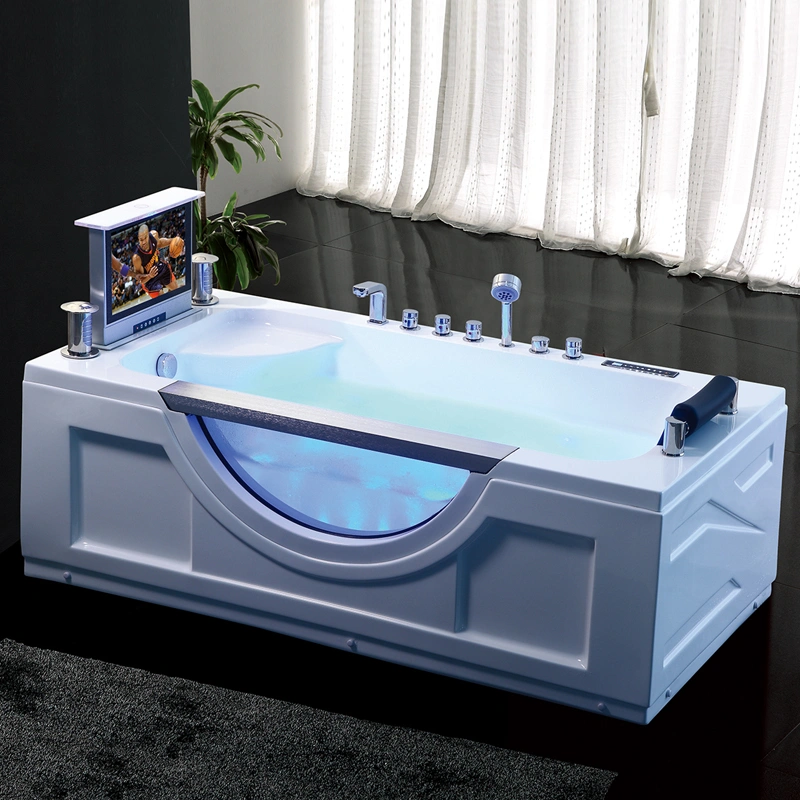 1.8m Length with TV Badewanne Jacuzzi Bathtub Foshan China