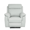 Top Grain Leather Electric Recliner Sofa Set