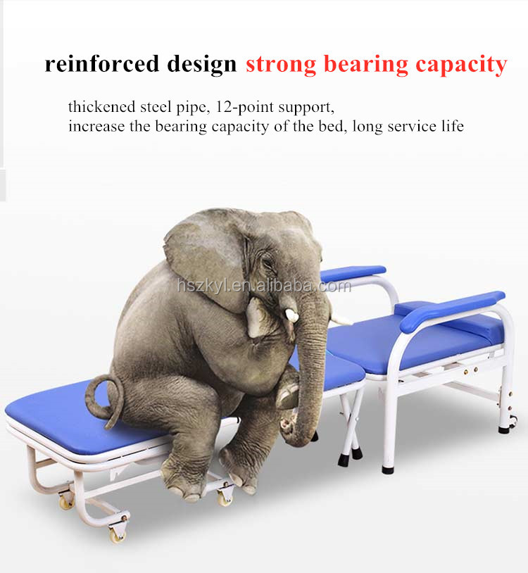 Hospital Accompanying Chair Bed