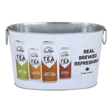 Customized Logo Metal Ice Buckets, Galvanized Ice Buckets, and Ice Tin Buckets