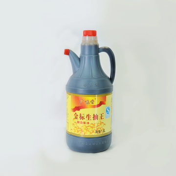 1.6L بطری پلاستیکی سس سویا طلایی مارک